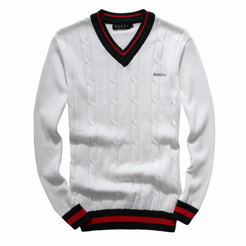 Pull Gucci Blanc Pour Homme Pas Cher